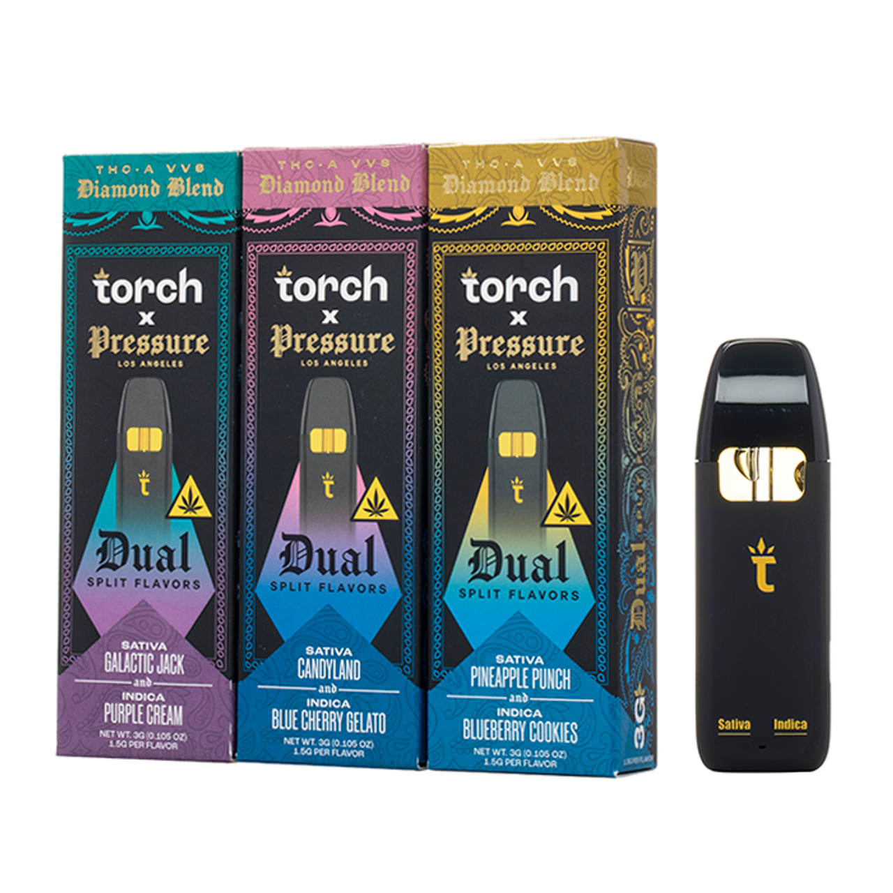 Torch X Pressure Dual Flavor Disposable 3G Torch Coastal Hemp Co