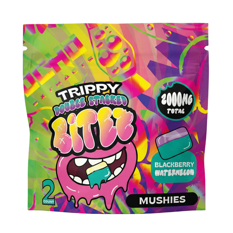 Trippy BITEZ Double Stacked Mushies Gummies - 2000mg