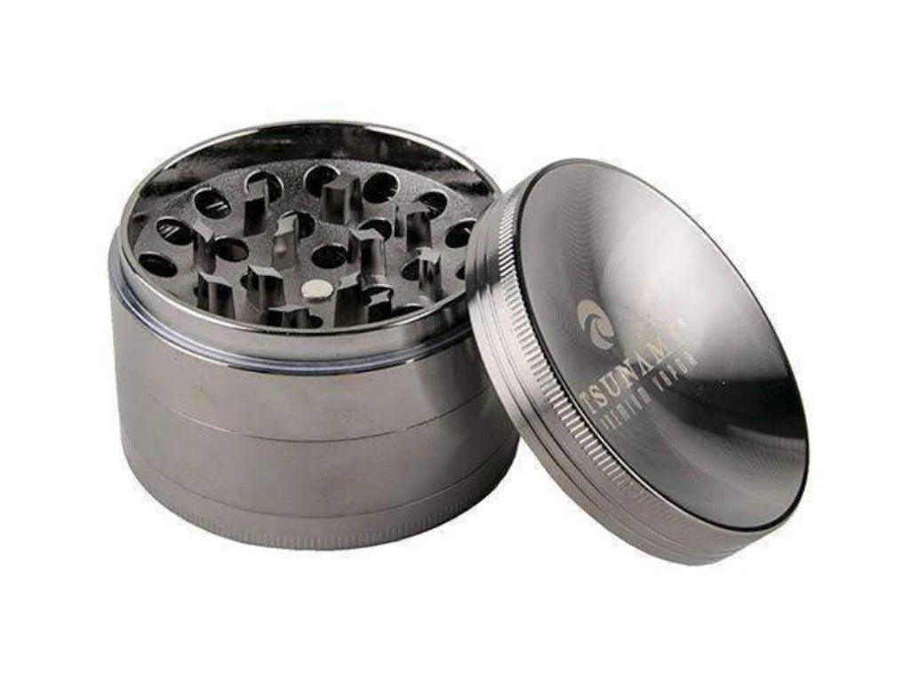 Tsunami - Tsunami Dry Herb Grinder 4-Piece Medium (63 mm) - Shop Coastal Hemp Co