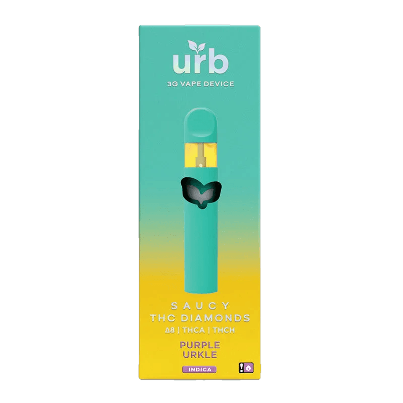 Urb Saucy THC Diamonds 3G Disposable D8 THCA THCH - Coastal Hemp Co