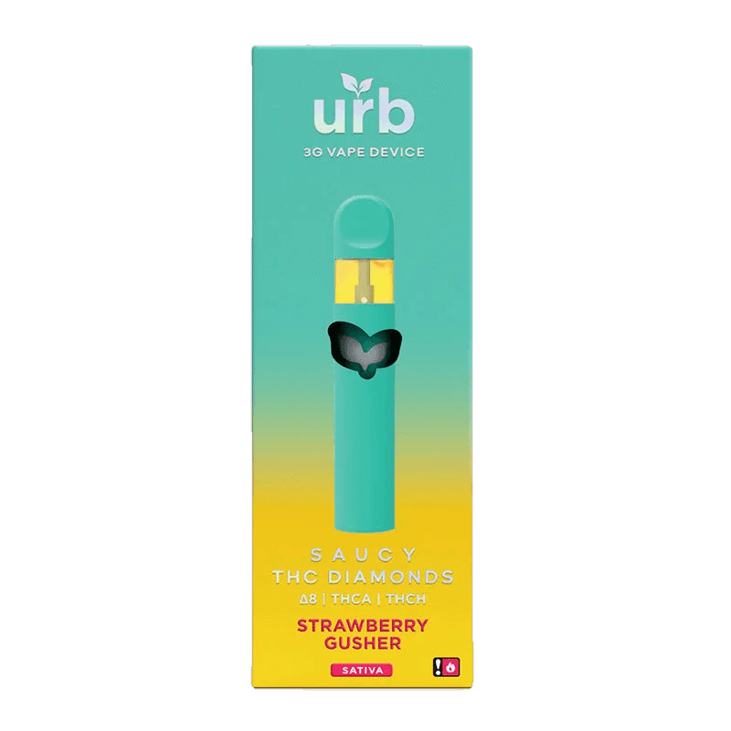 Urb Saucy THC Diamonds 3G Disposable D8 THCA THCH - Coastal Hemp Co