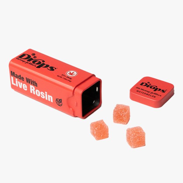 Drops THC Gummies 100mg Live Rosin