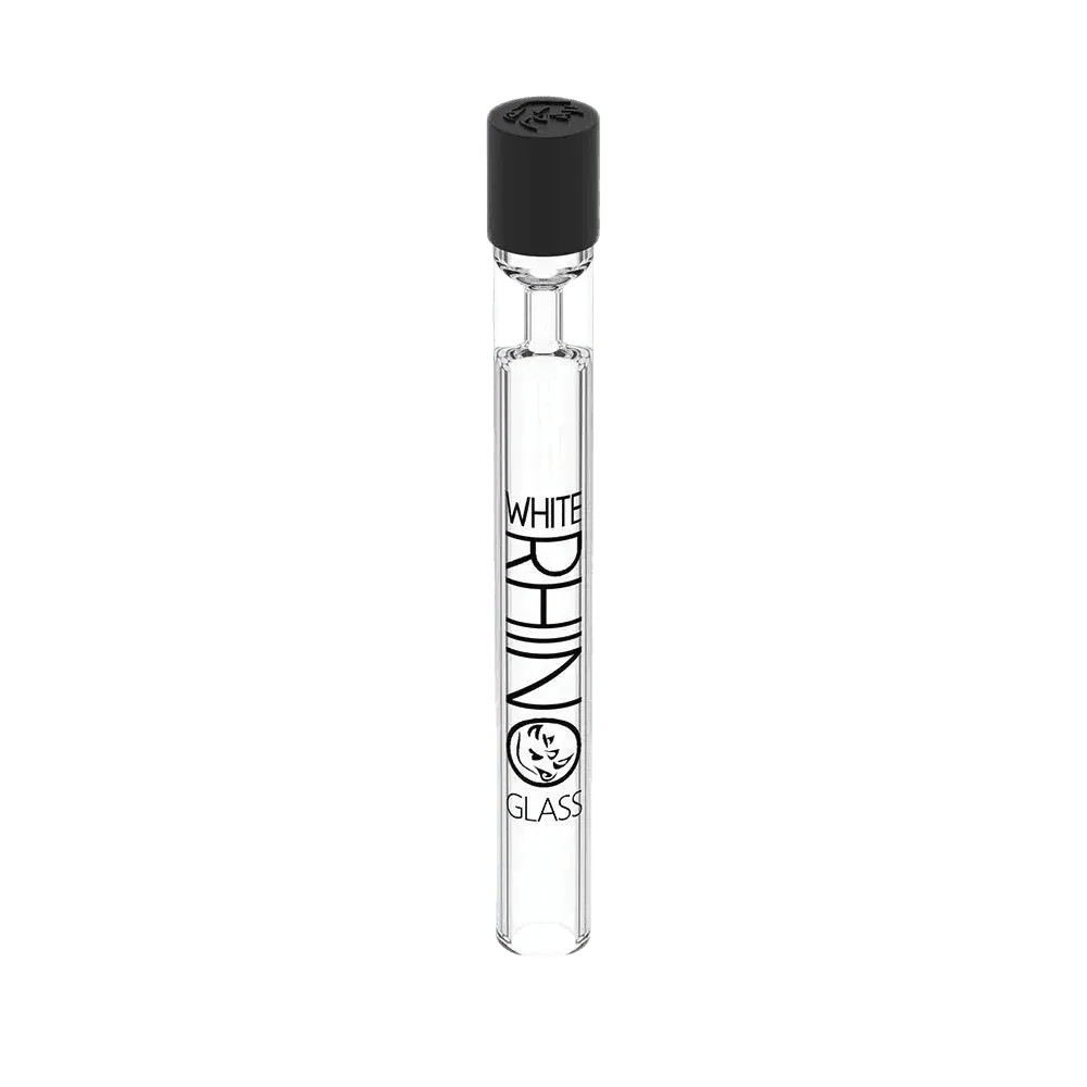 White Rhino Glass Chillum One Hitter - Coastal Hemp Co