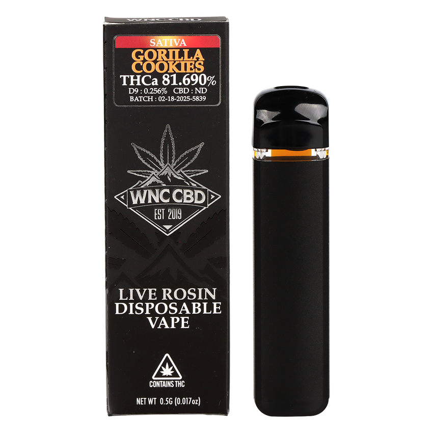 WNC - THCa Live Rosin Disposable Vape | 0.5G