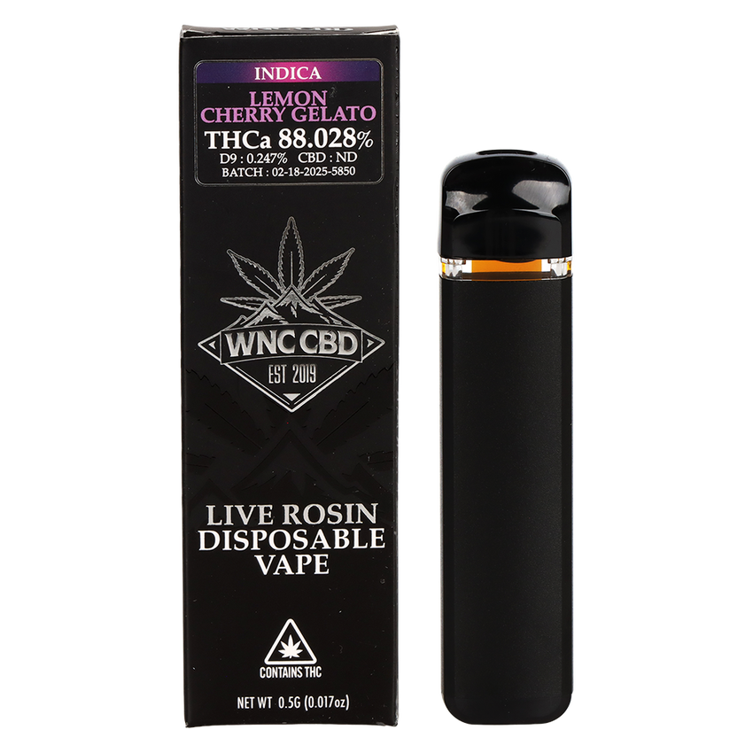WNC - THCa Live Rosin Disposable Vape | 0.5G