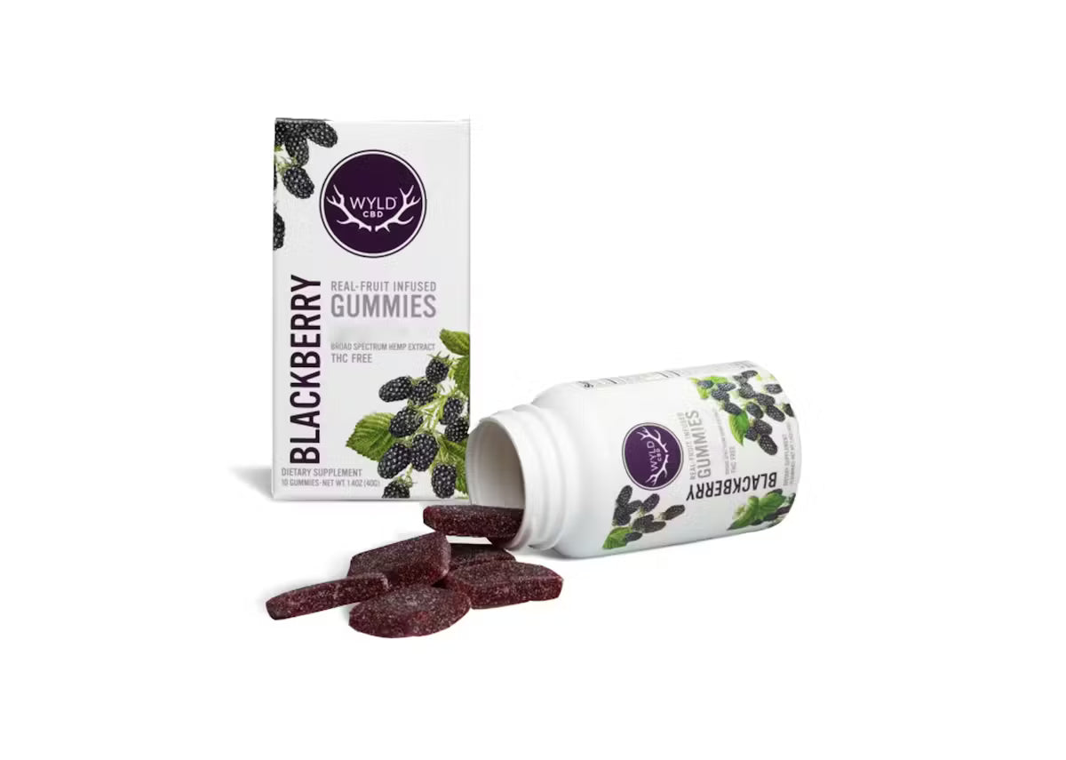 Wyld CBD Broad Spectrum Blackberry Coastal Hemp Co Coastal Hemp Co