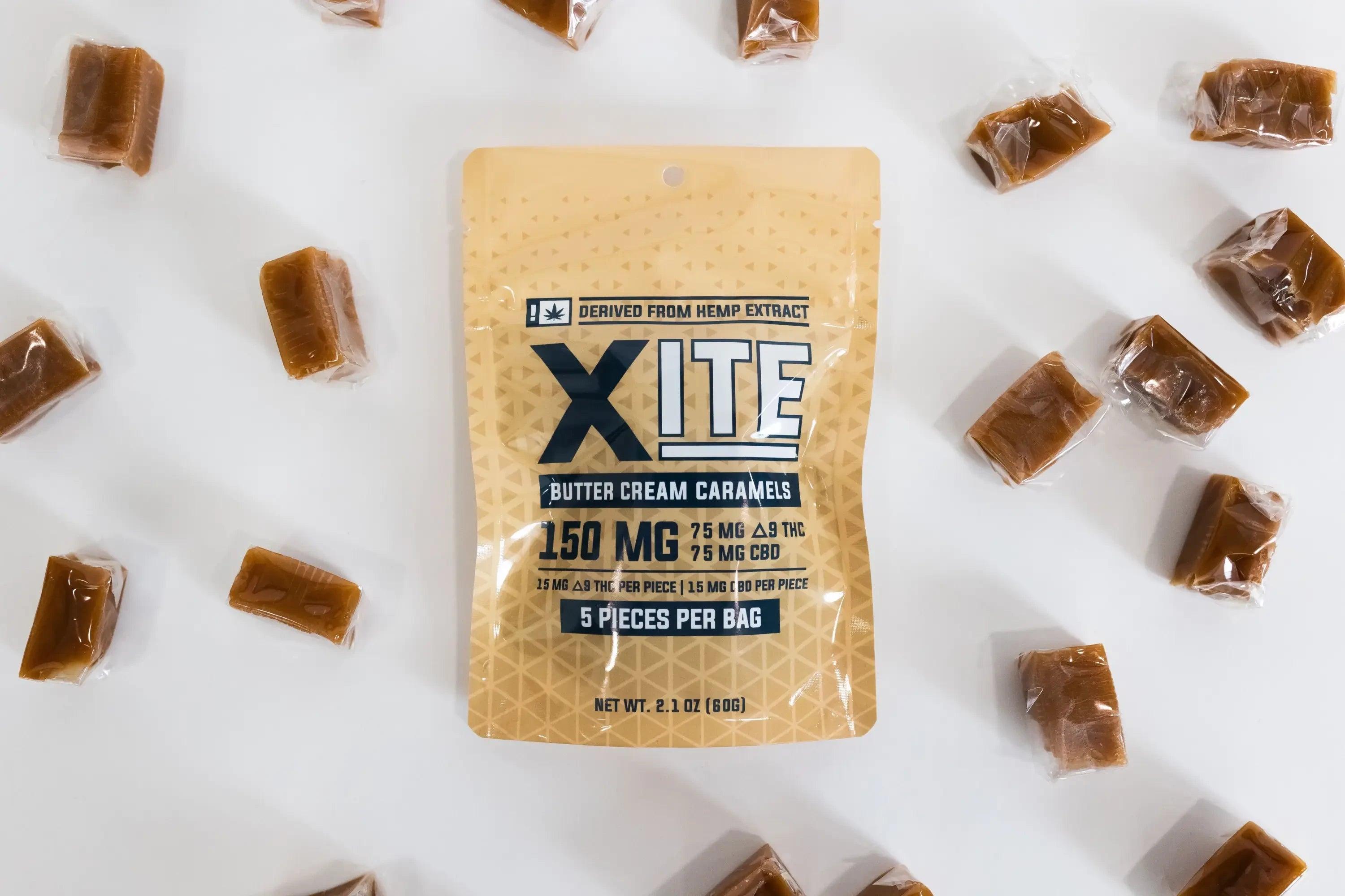 XITE - Xite D9 Butter Cream Caramels (30mg) - Shop Coastal Hemp Co