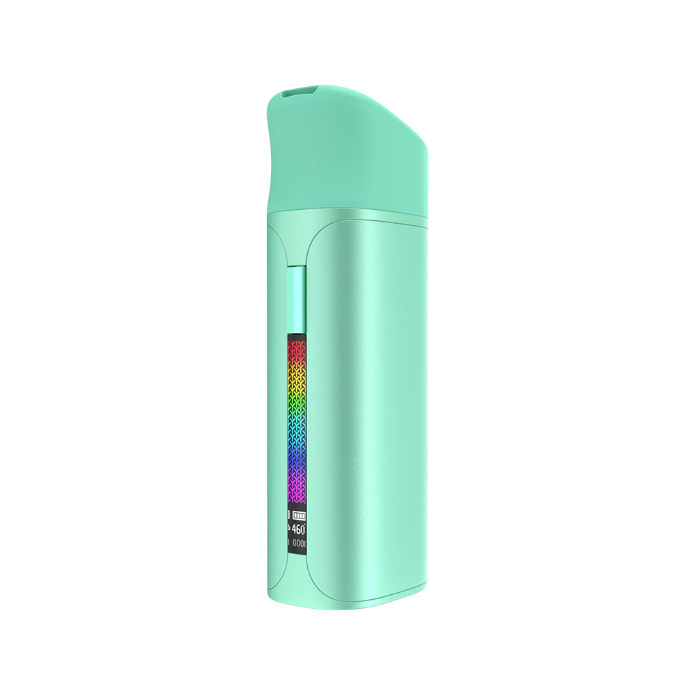 Mint green Yocan Black Pocket concentrate vaporizer with LED display at Coastal Hemp Co