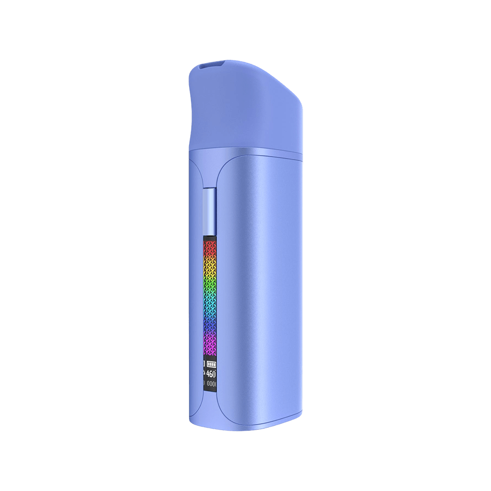 Sky Blue Yocan Pocket concentrate vaporizer with rainbow display, Coastal Hemp Co