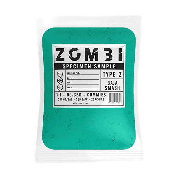 Zombi 500mg D9:CBD Gummies - Coastal Hemp Co