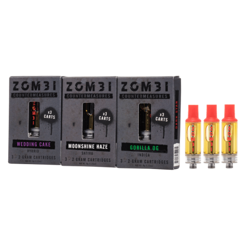 Zombi Extrax - Zombi Countermeasure 2G Triple cart (6G) - Shop Coastal Hemp Co