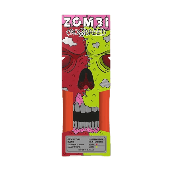 Zombi Extrax - Zombi Crossbreed Juggernaut 3.5G Disposable (2-Pack) - Shop Coastal Hemp Co