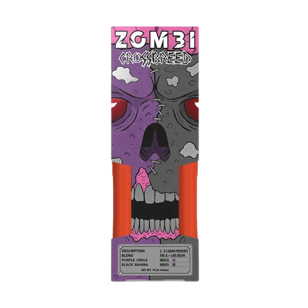 Zombi Extrax - Zombi Crossbreed Juggernaut 3.5G Disposable (2-Pack) - Shop Coastal Hemp Co