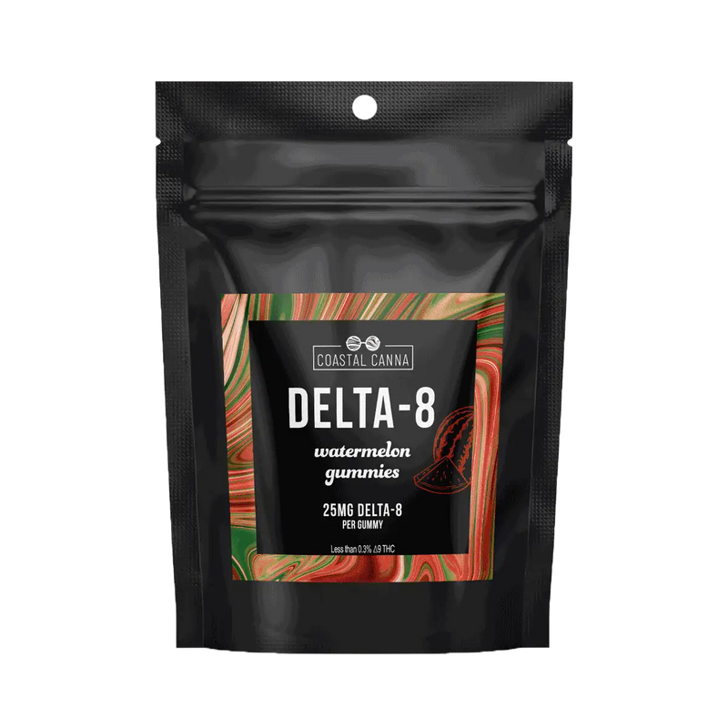 Delta 8 Gummies 25 mg each (Vegan) - Coastal Hemp Co - Coastal Hemp Co