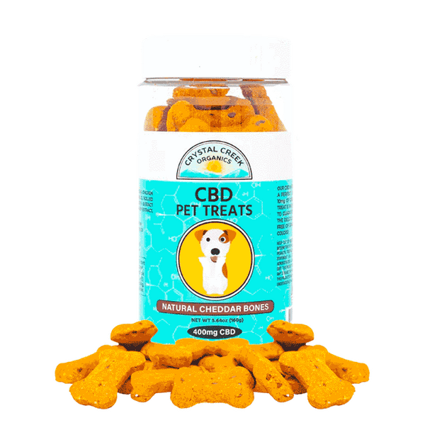 Natural Cheddar Bones CBD Dog Treats Grain-Free - Coastal Hemp Co - Coastal Hemp Co