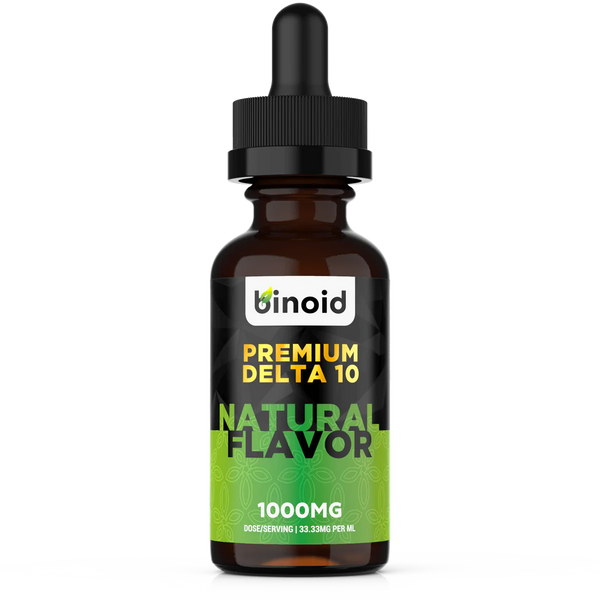 Binoid Premium Delta 10 Natural Flavor Tincture - Coastal Hemp Co - Coastal Hemp Co