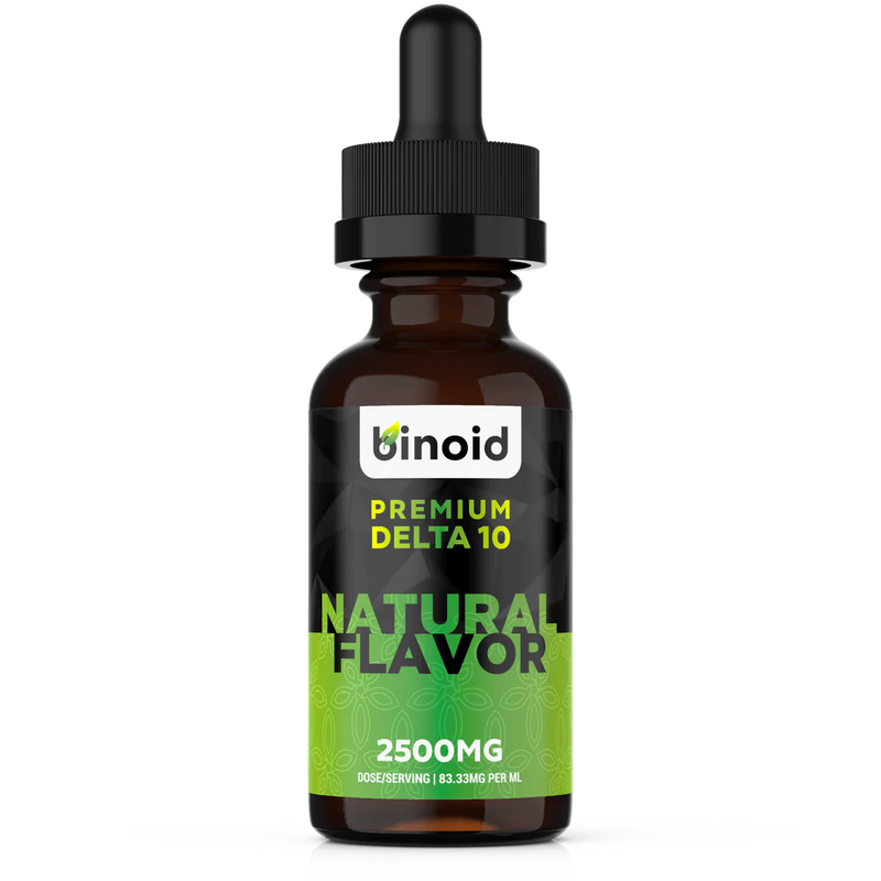 Binoid Premium Delta 10 Natural Flavor Tincture - Coastal Hemp Co - Coastal Hemp Co