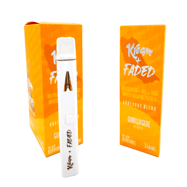 Kream & Faded Knockout Blend 3500 mg Disposable D8 HHC THCO Live Resin - Coastal Hemp Co - Coastal Hemp Co