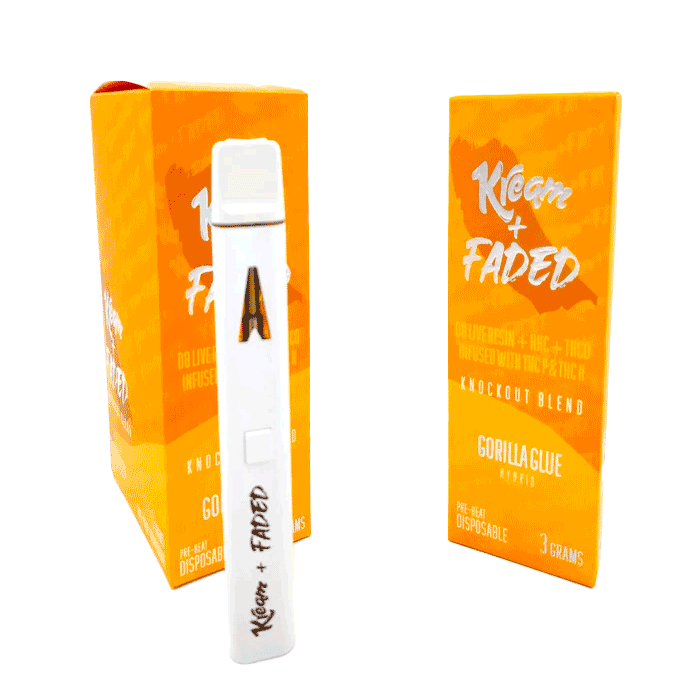 Kream & Faded Knockout Blend 3500 mg Disposable D8 HHC THCO Live Resin - Coastal Hemp Co - Coastal Hemp Co