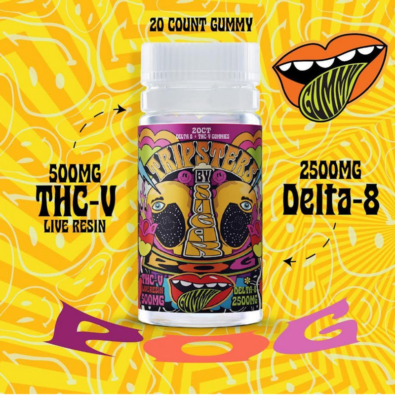 Tripsters Delta 8 THCV Gummies Live Resin - Coastal Hemp Co - Coastal Hemp Co