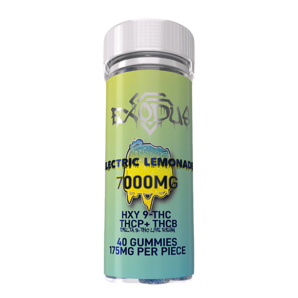 Exodus Labs HXY 9-THC + THCP + THCB, + D8 Liven Resin Gummies 7000 mg - Coastal Hemp Co