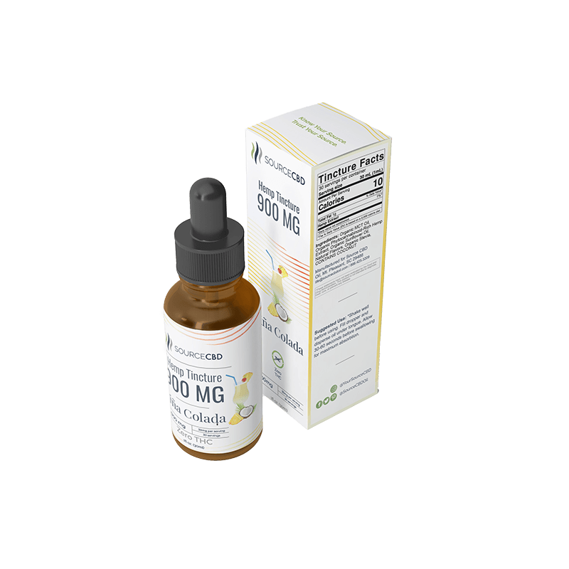 Pina Colada CBD Tincture (Full Spectrum) - Coastal Hemp Co - Coastal Hemp Co